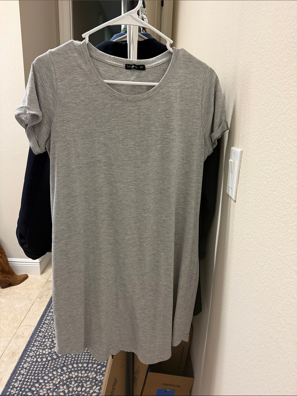 Cotton On Grey Crew Neck Tee